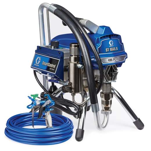 Graco ST Max II 495 PC Pro Elektrikli Havasız Boya Püskürtme Makinesi endüstriyel boya ve kaplama uygulamaları için