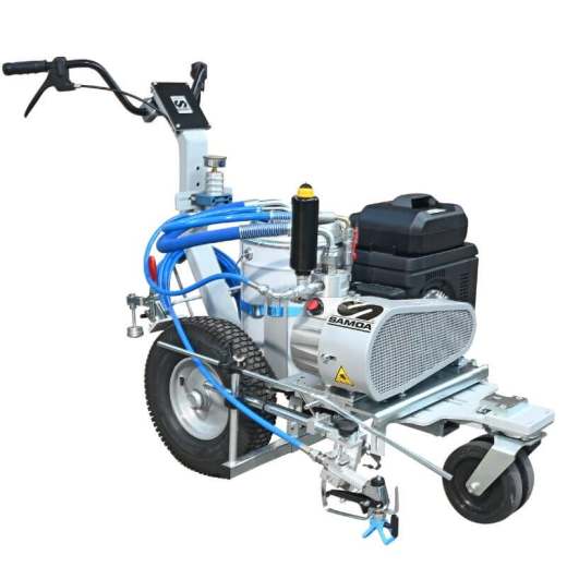 MIRÒ E-LINER Elektrikli Airless Diyafram Yol Çizgi Makinası yol çizgi ve zemin işaretleme uygulamaları için