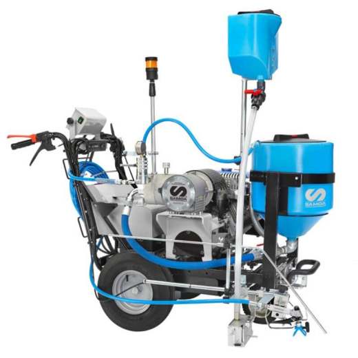 GIOTTO 8 Litre/Dakika Airless Diyafram Yol Çizgi Makinası yol çizgi ve zemin işaretleme uygulamaları için